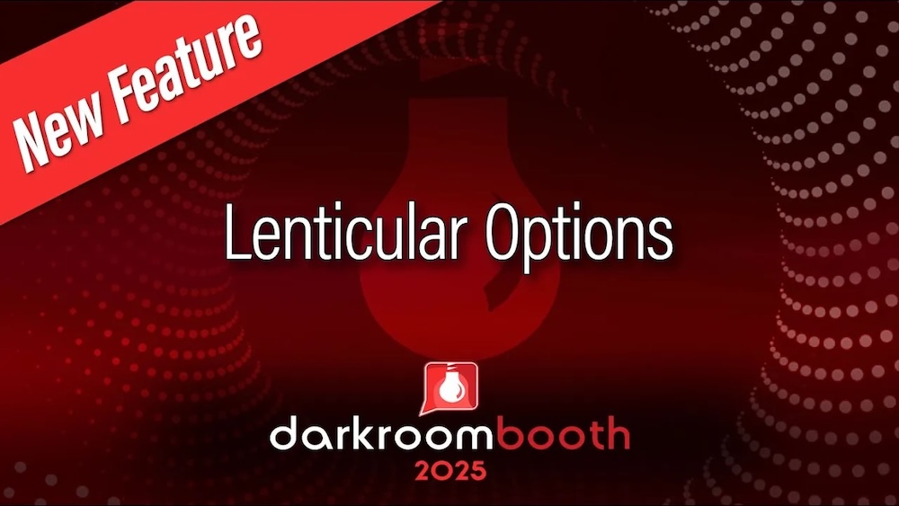 Lenticular animation with Darkroom Booth