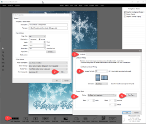 Lenticular settings screen shot
